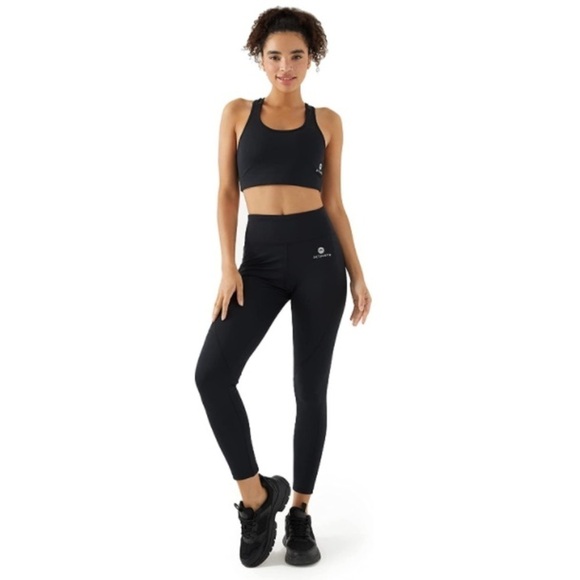 Brand New Activera Set of High Waist Tummy Control Leggings & Padded Sports Bra - Picture 2 of 12